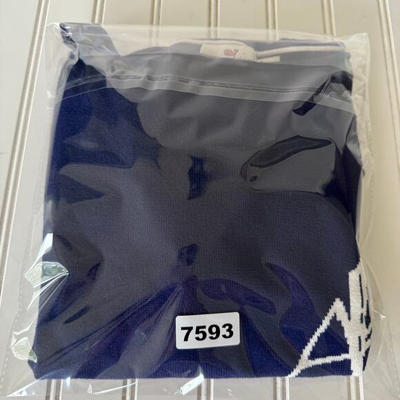 Vineyard Vines Blue White Sailing Crewneck sweater size M - Picture 9 of 9